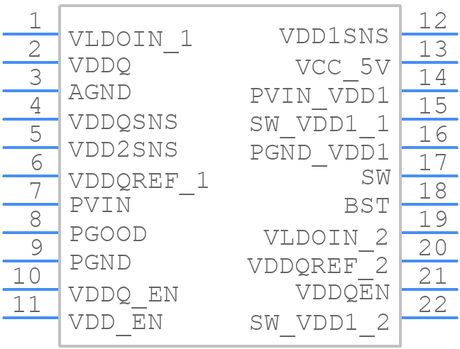 TPS65296RJER - Texas Instruments - PCB symbol