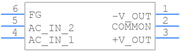 TMS 06212 - Traco Power - PCB symbol