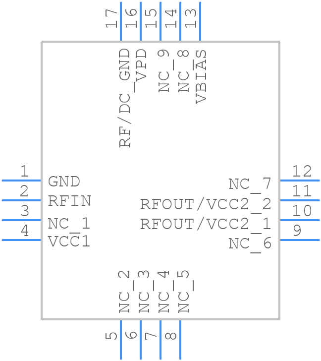 QPA9121TR7 - Qorvo - PCB symbol
