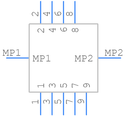 M40-6000946 - Harwin - PCB symbol