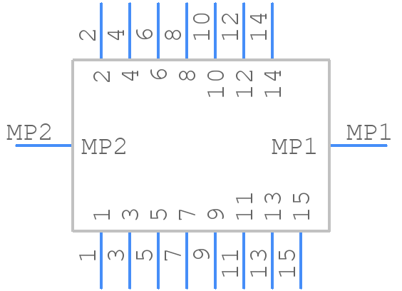M40-6001546 - Harwin - PCB symbol