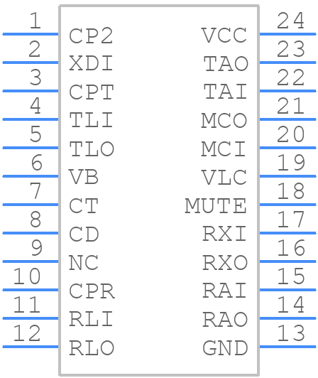 MC33219AP - Motorola - PCB symbol