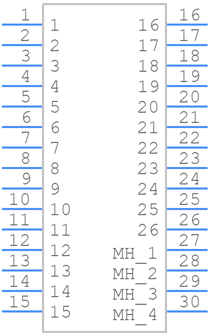 M80-8672622 - Harwin - PCB symbol