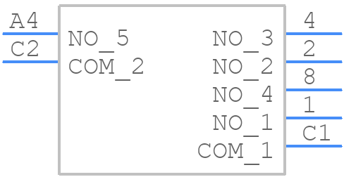 A6KS-104RF - Omron Electronics - PCB symbol