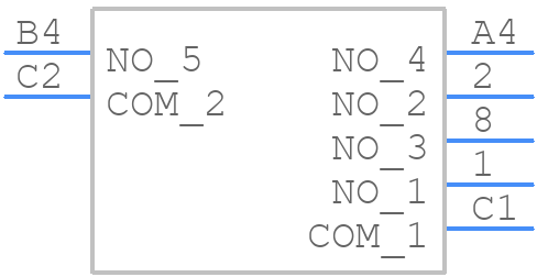 A6KSV-164RF - OMRON Electronics - PCB symbol
