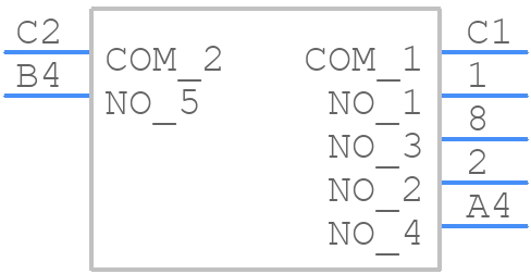 A6KV-164RF - OMRON Electronics - PCB symbol