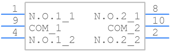A6RV-102RS - OMRON Electronics - PCB symbol
