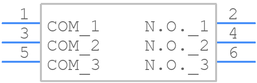 A6S-3101-H - OMRON Electronics - PCB symbol