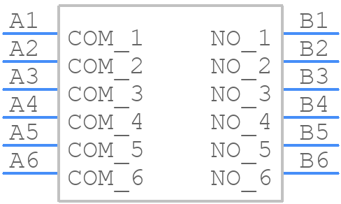 A6S-6101-H - Omron Electronics - PCB symbol