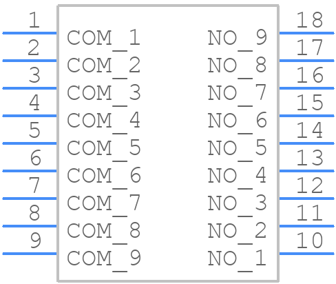 A6S-9104-H - OMRON Electronics - PCB symbol