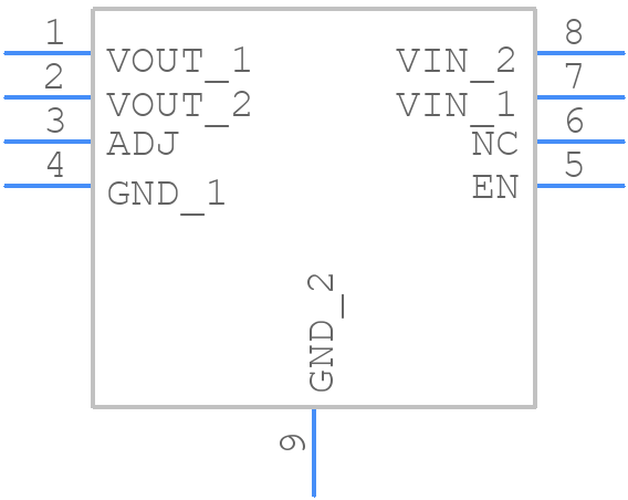 ADP125ARHZ - Analog Devices - PCB symbol