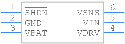 MCP73826-4.1VCHTR - Microchip - PCB symbol
