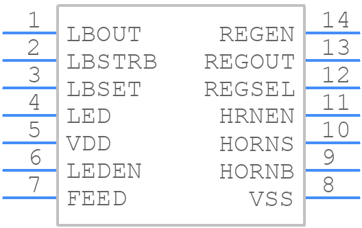 re46c105s14f - Microchip - PCB symbol