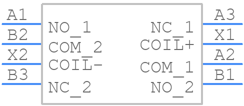 HFW4A1201D00 - TE Connectivity - PCB symbol