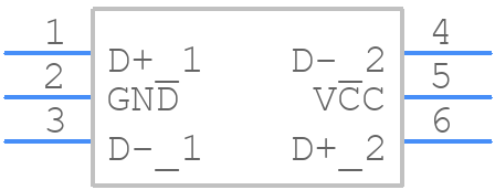 RCLAMP0502A.TCT - SEMTECH - PCB symbol