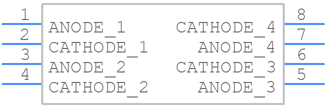 SLVU2.8-4.TBT - SEMTECH - PCB symbol