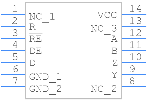 SP491EEN-L - EXAR - PCB symbol