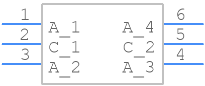 LCW G6CP-DAFA-4L8N - ams OSRAM - PCB symbol