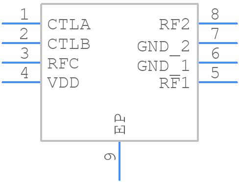 HMC336MS8GTR - Analog Devices - PCB symbol
