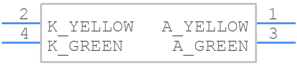 APTB1615SYKCGKC-F01 - Kingbright - PCB symbol