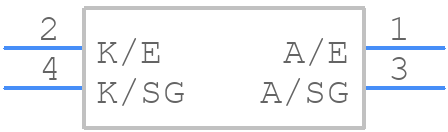 KPBD-3224ESGC - Kingbright - PCB symbol
