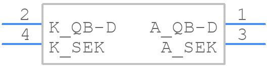 KPBD-3224QBDSEKC - Kingbright - PCB symbol