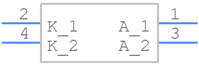 KPBL-3025QBDSYKC - Kingbright - PCB symbol