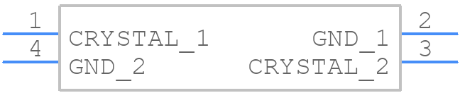 LFXTAL061627R250 - IQD - PCB symbol
