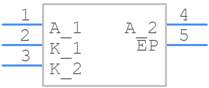 MLBAWT-A1-0000-000W51 - CREE LED - PCB symbol
