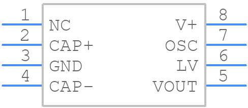TC7660HCOA - Microchip - PCB symbol