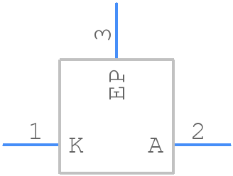 XPEBWT-U1-R250-009E7 - CREE LED - PCB symbol