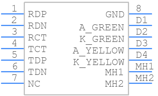 5-6605758-1 - BelFuse - PCB symbol