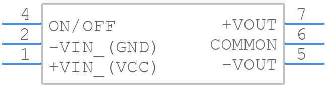 TDN 3-4823WI - Traco Power - PCB symbol