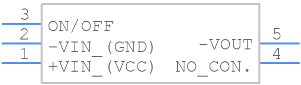 TDN 5-0910WI - Traco Power - PCB symbol