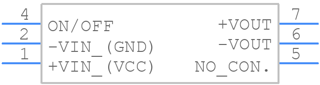 TDN 5-2410WI - Traco Power - PCB symbol