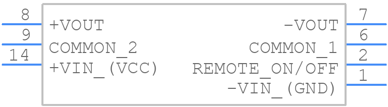 TDR 2-1222WISM - Traco Power - PCB symbol