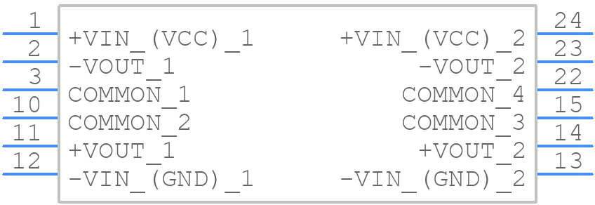 TEM 3-0523N - Traco Power - PCB symbol