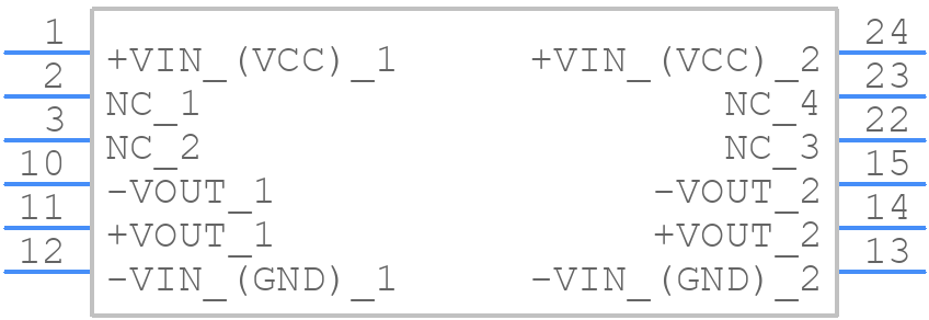 TEM 3-2413N - Traco Power - PCB symbol