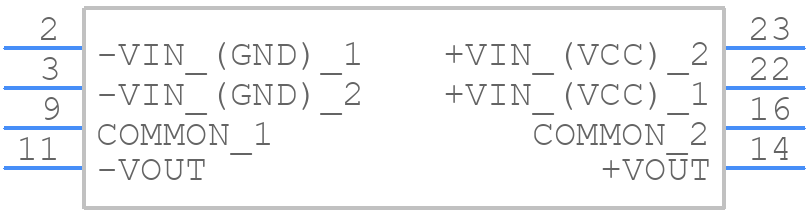 TEN 3-0521N - Traco Power - PCB symbol