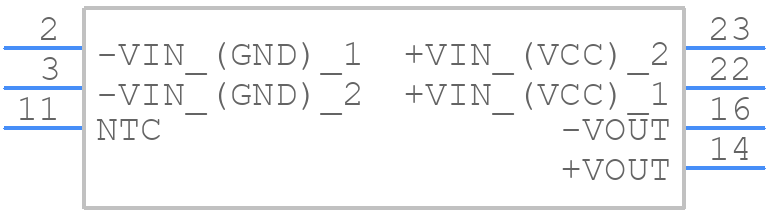 TEN 3-2410N - Traco Power - PCB symbol