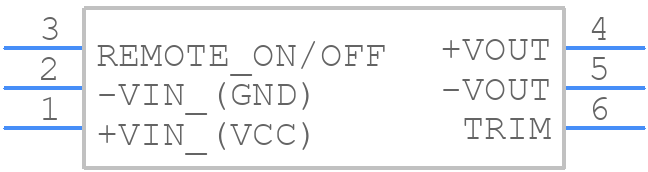 TEN 40-1211N - Traco Power - PCB symbol