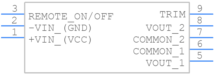 TEN 40-1223 - Traco Power - PCB symbol