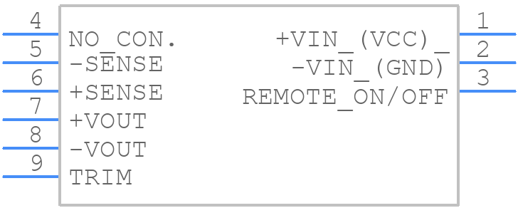 TEN 40-2411 - Traco Power - PCB symbol