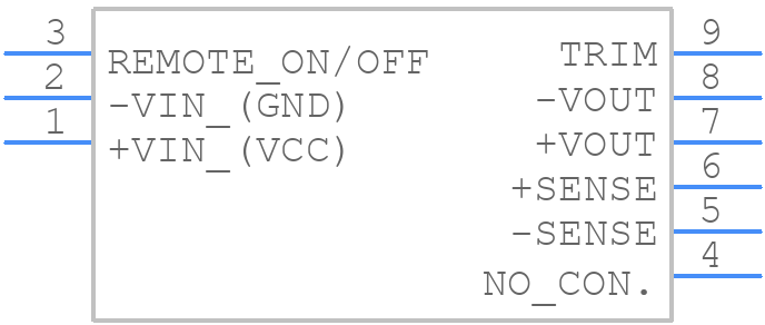 TEN 40-2431 - Traco Power - PCB symbol