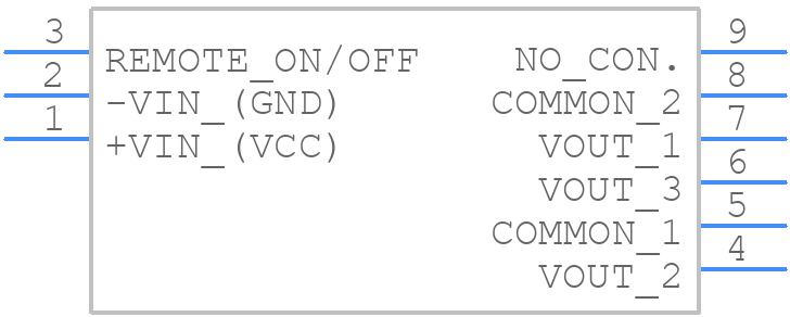 TEN 40-4832 - Traco Power - PCB symbol
