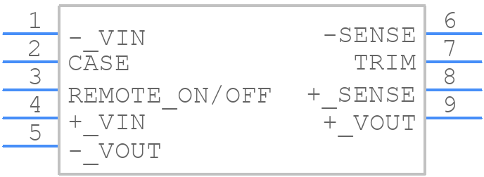 TEP 160-2412WIR - Traco Power - PCB symbol