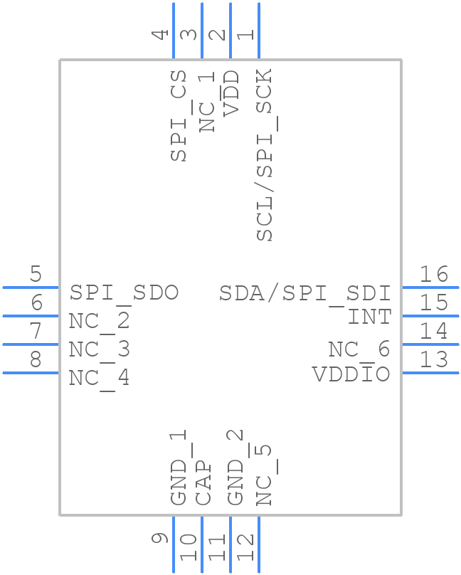 MMC5983MA - MEMSIC - PCB symbol