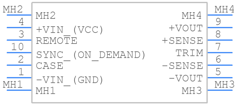 TEP 160-4813 - Traco Power - PCB symbol