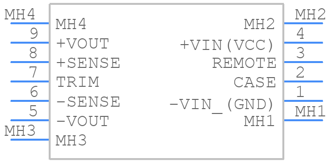 TEP 75-4811WI - Traco Power - PCB symbol