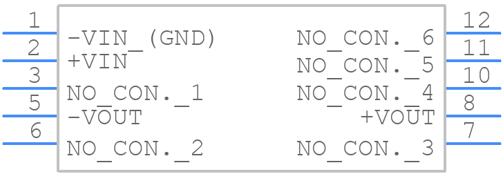 TES 1-0511V - Traco Power - PCB symbol